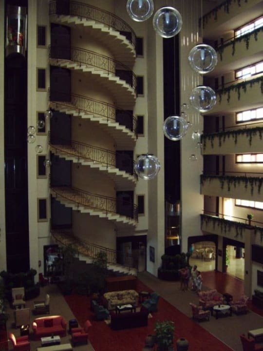 Stariway in lobby Hotel Royal Garden Beach