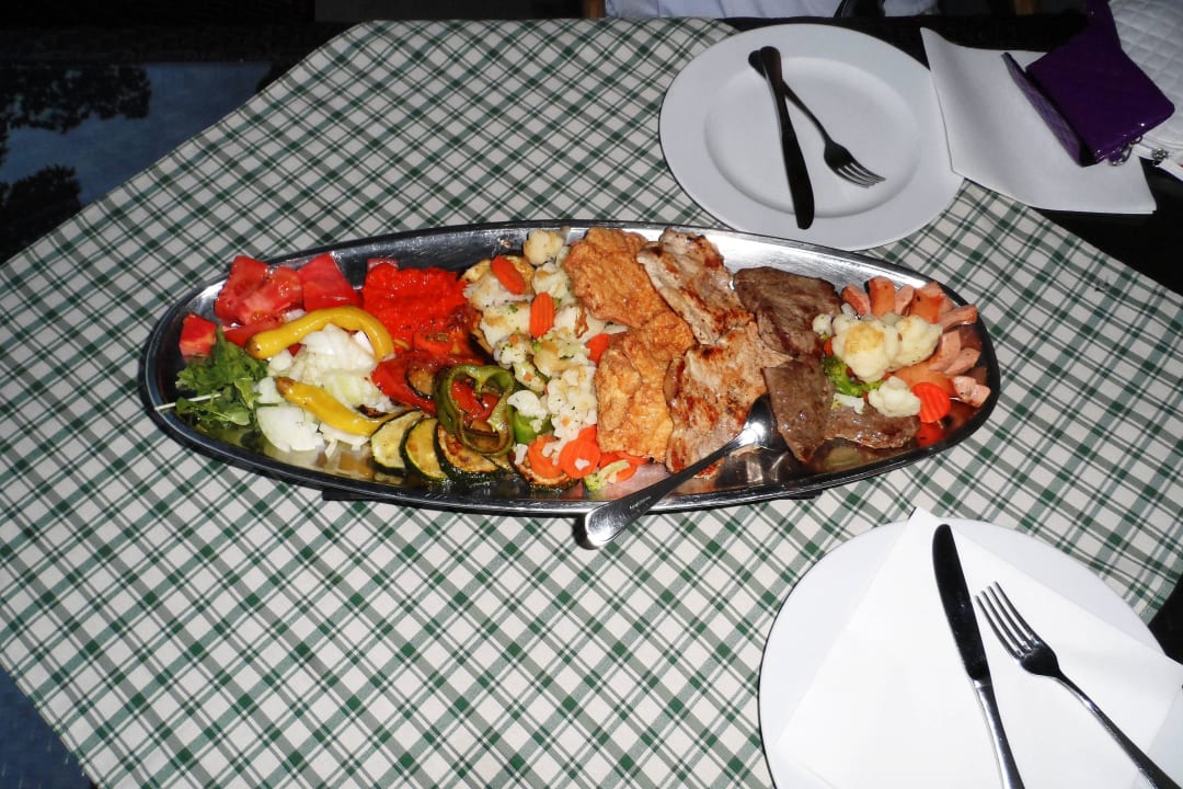 Такое блюдо нам готовили в кафе Grand Hotel Rogaška Komfort