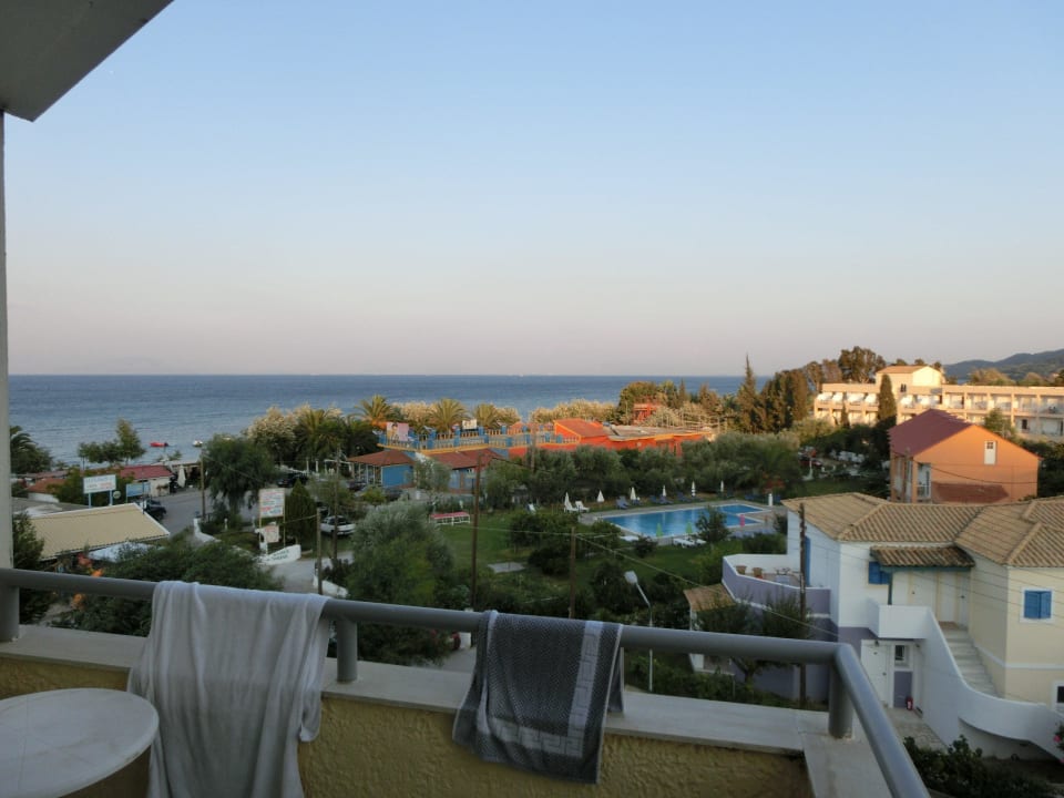 Ausblick vom Balkon  Hotel Albatros