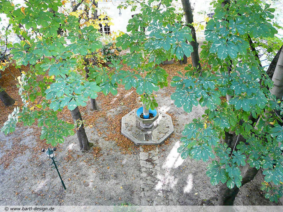 Blick aus unseren Zimmer Hotel Brauhof Wien