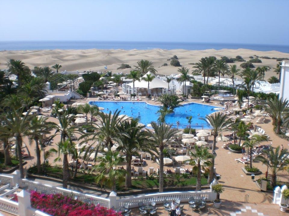herrlicher Blick vom Balkon Hotel Riu Palace Maspalomas Adults Only