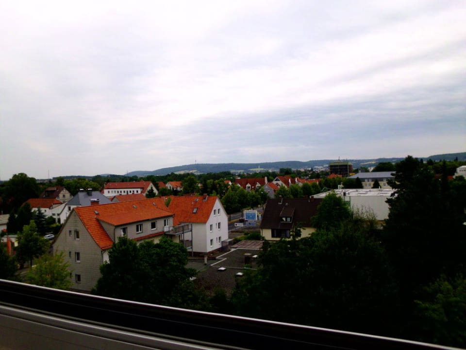 Blick aus dem Fenster Parkhotel Ropeter