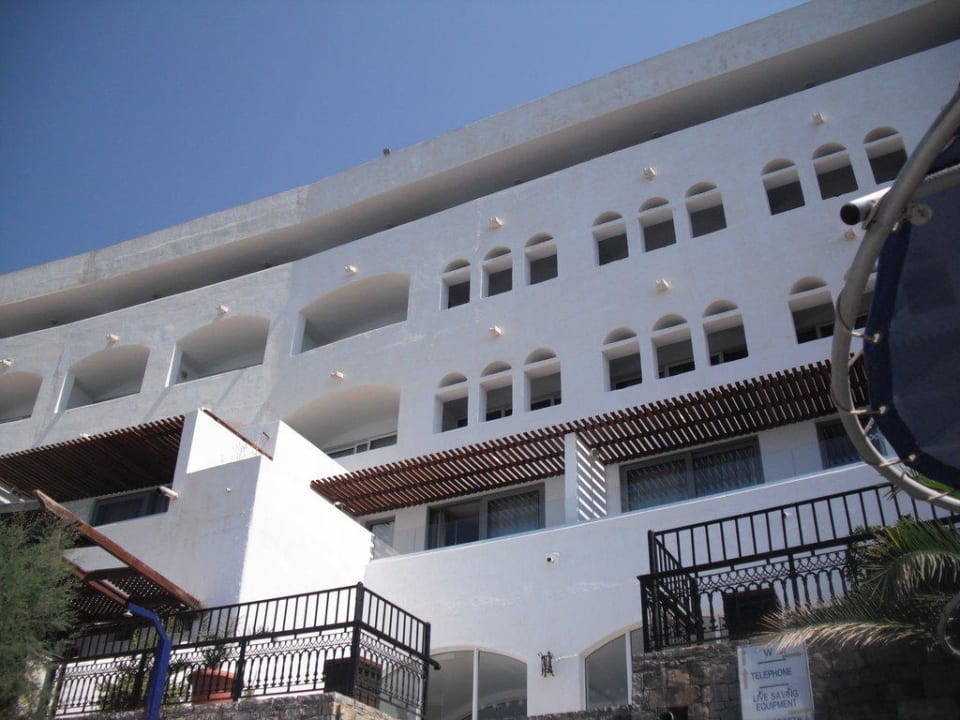 Ansicht vom Strand aus Hotel Petra Mare
