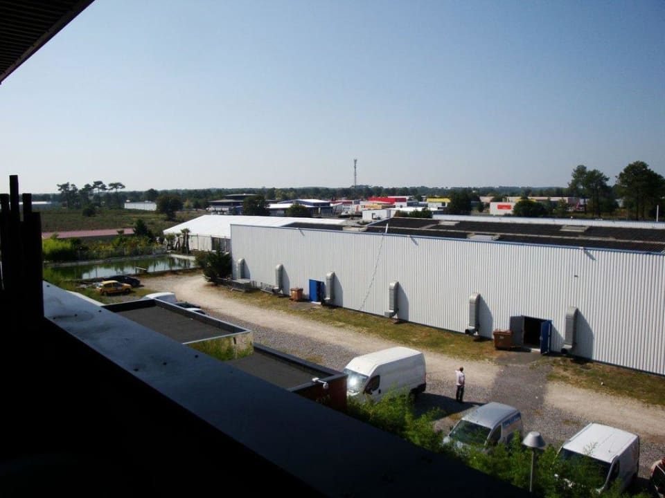 Ausblick aus dem 2. Stock Hotel Quality Suites Et Spa Arcachon