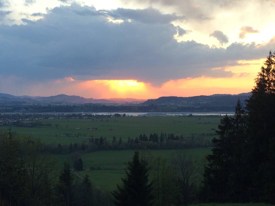 Lage am Forggensee Ferienwohnung Mielich Schwangau