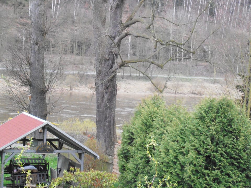 Ausblick Hotel Garni Elbgarten