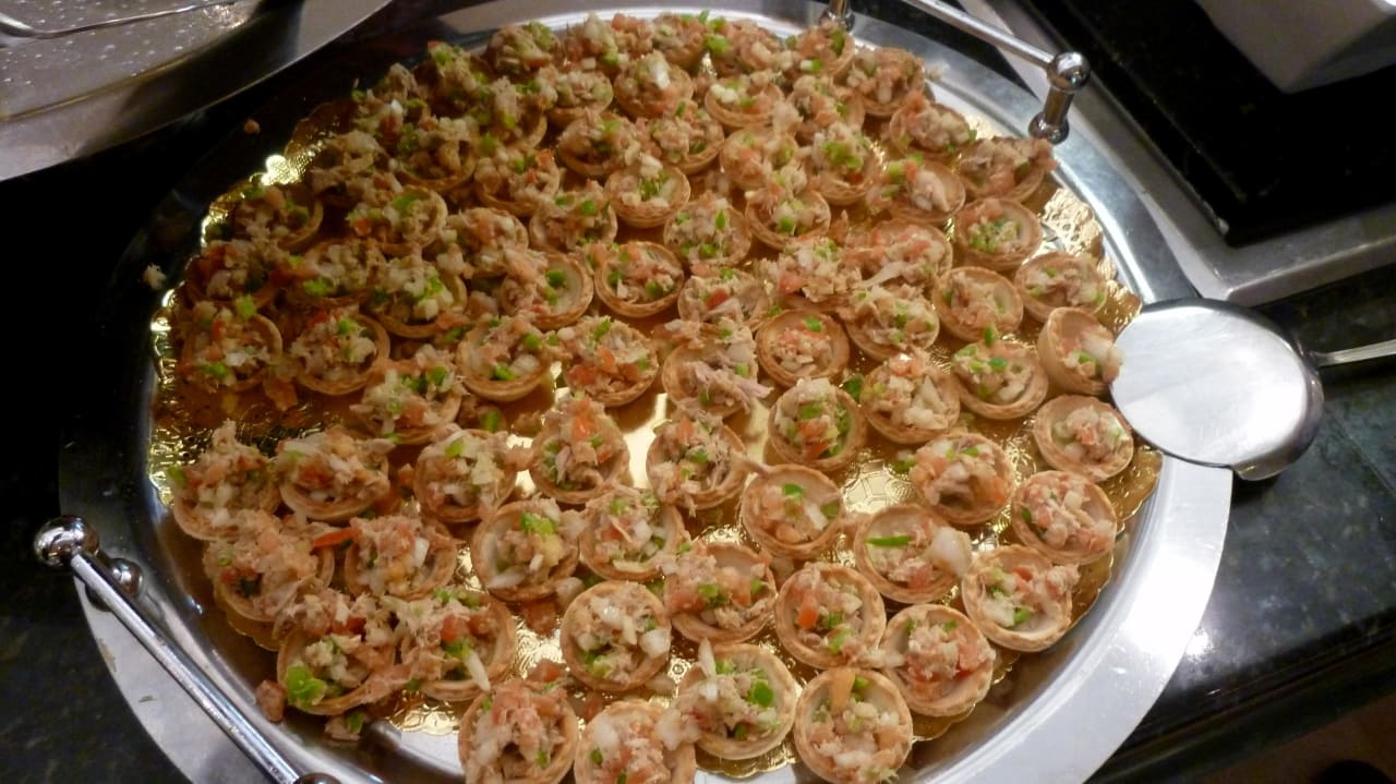 Jeden Abend tolles Buffet Hipotels Barrosa Garden