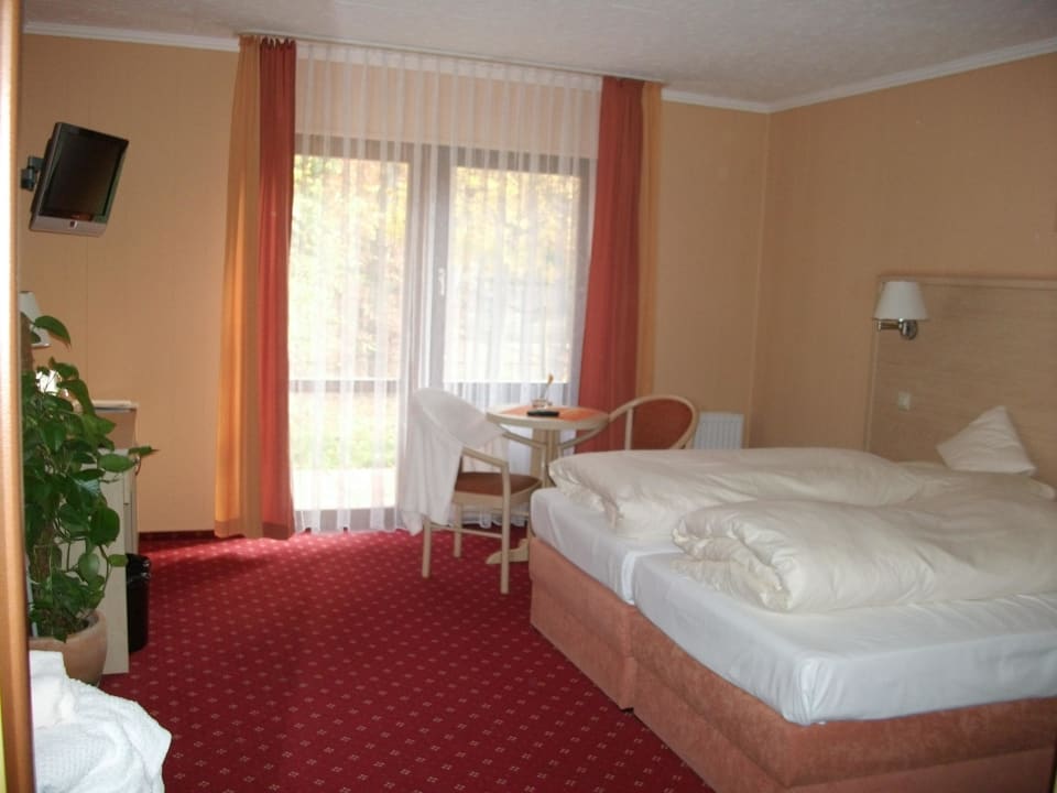 Blick ins geräumige Zimmer Hotel Kleine Residenz am Tierpark