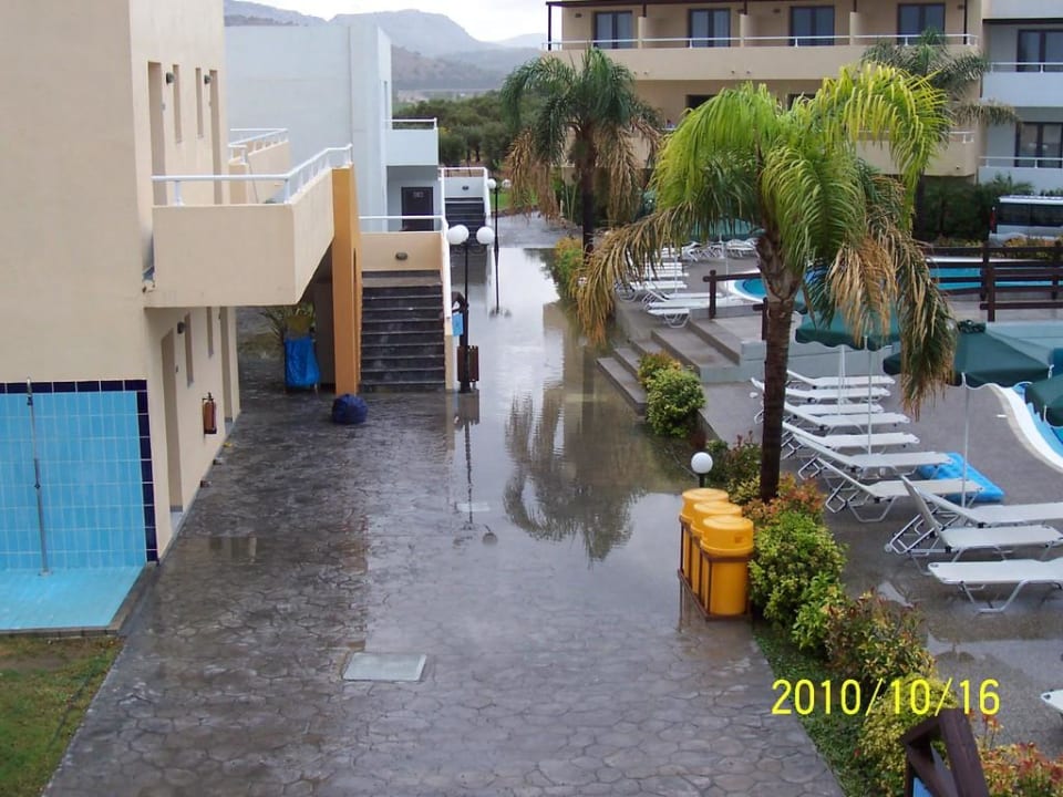 Schlechtes Wetter Atlantica Mikri Poli Rhodes