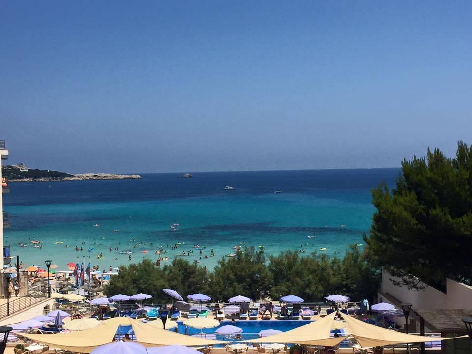 Ausblick aus unserem Zimmer  Hotel Na Forana