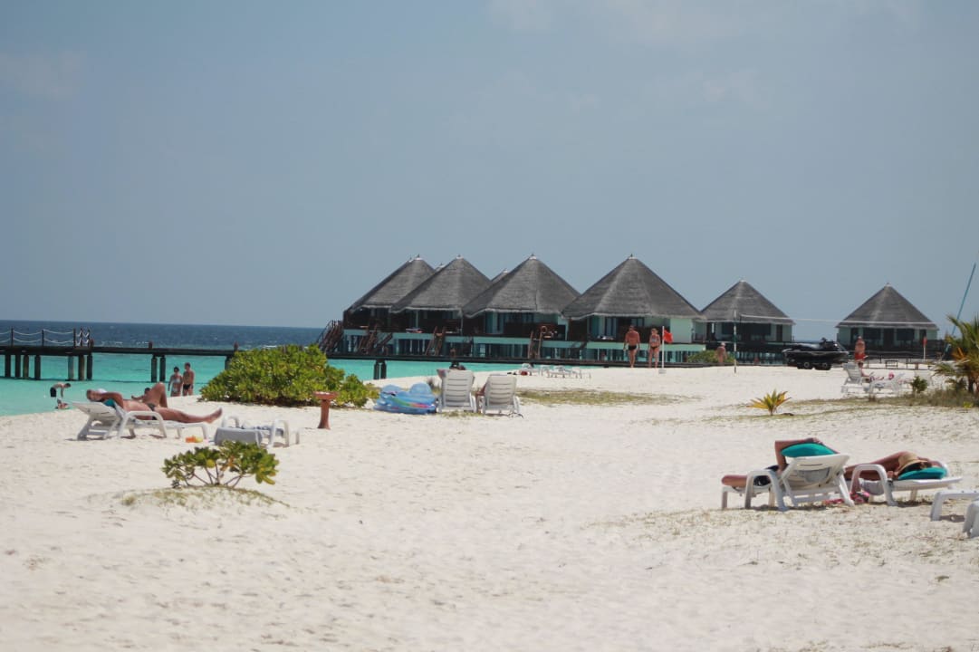 Ausblick vom Strand  Adaaran Select Meedhupparu Island Resort - Premium All Inclusive
