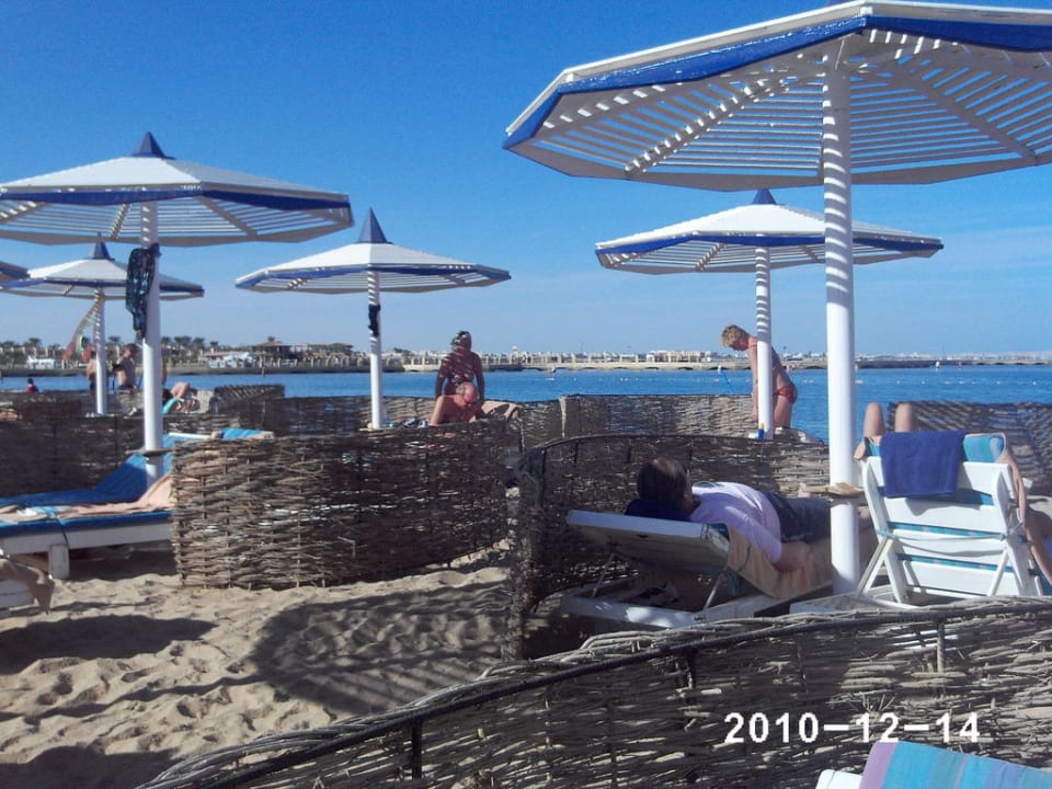 Schöner großer Sandstrand Pickalbatros Dana Beach Resort - Hurghada