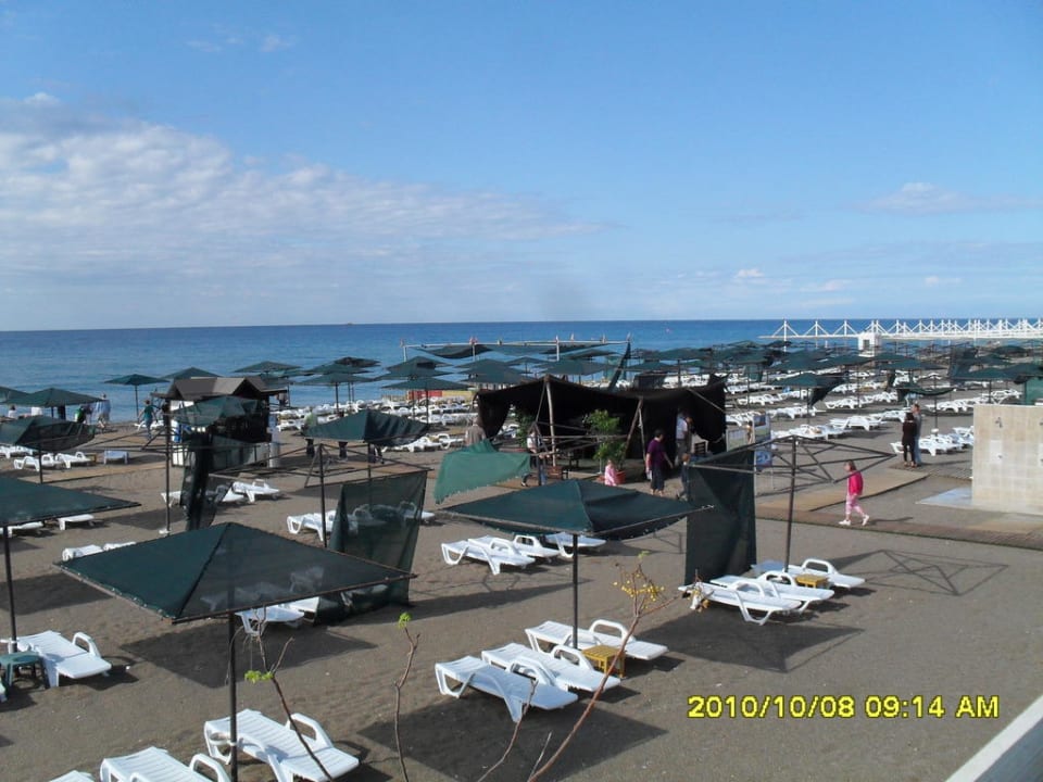 Aussicht auf den Strand Hotel Club Nena