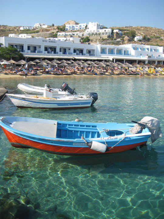 Bucht Plati Gialos Hotel Acrogiali