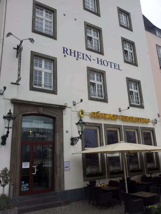 Der Haupteingang 1 Rhein-Hotel St.Martin