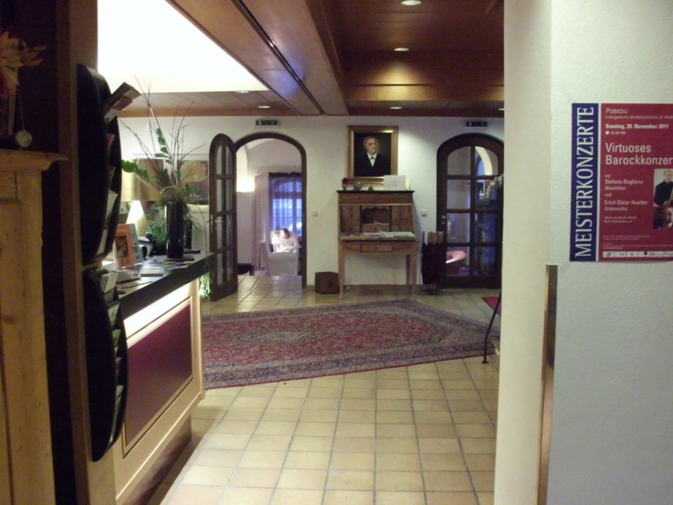 Blick in die Lobby Hotel Residenz Passau