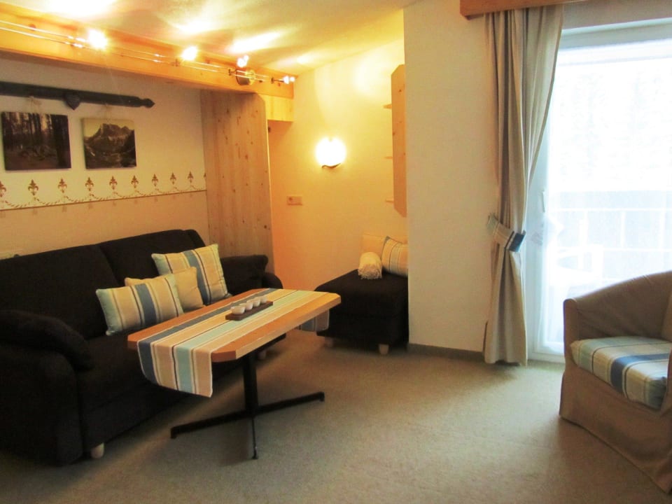 Wohnzimmer App. Zugspitze Appartements Waldhof