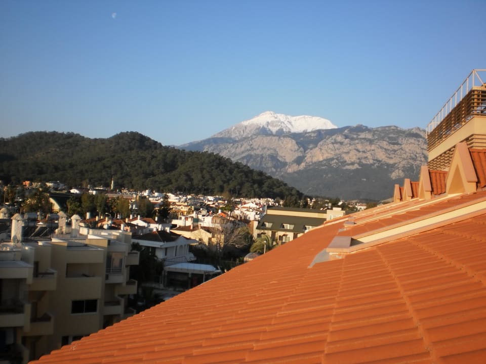 Blick vom Balkon Fame Residence Kemer & Spa