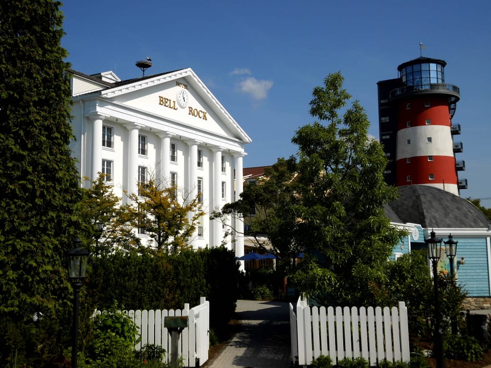 Hotelrückseite Hotel Bell Rock Europa-Park