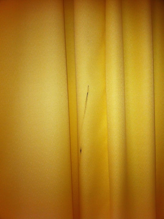 Dreckige Vorhänge Hotel Marhaba Club