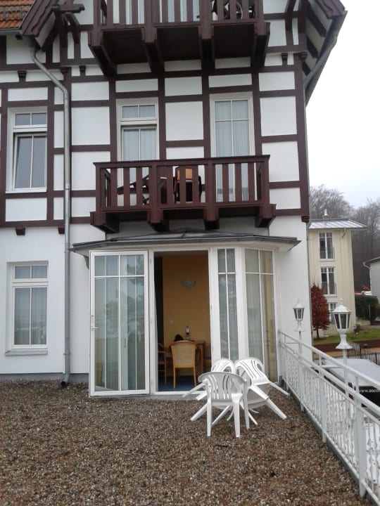 Terrasse vom Zimmer Hotel am Fischerstrand