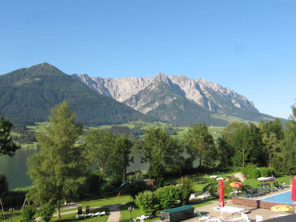 Blick aus den Zimmer Hotel Bellevue am See