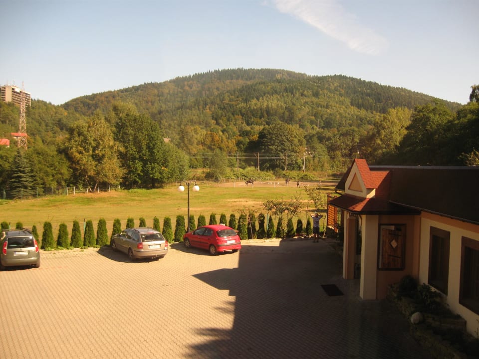 Widok z pokoju Hotel Stara Szmergielnia