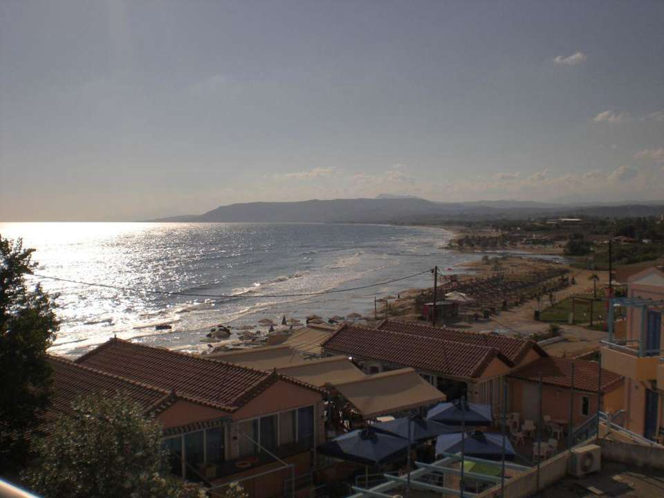 Blick vom Balkon der 3 Etage Hotel Corissia Princess