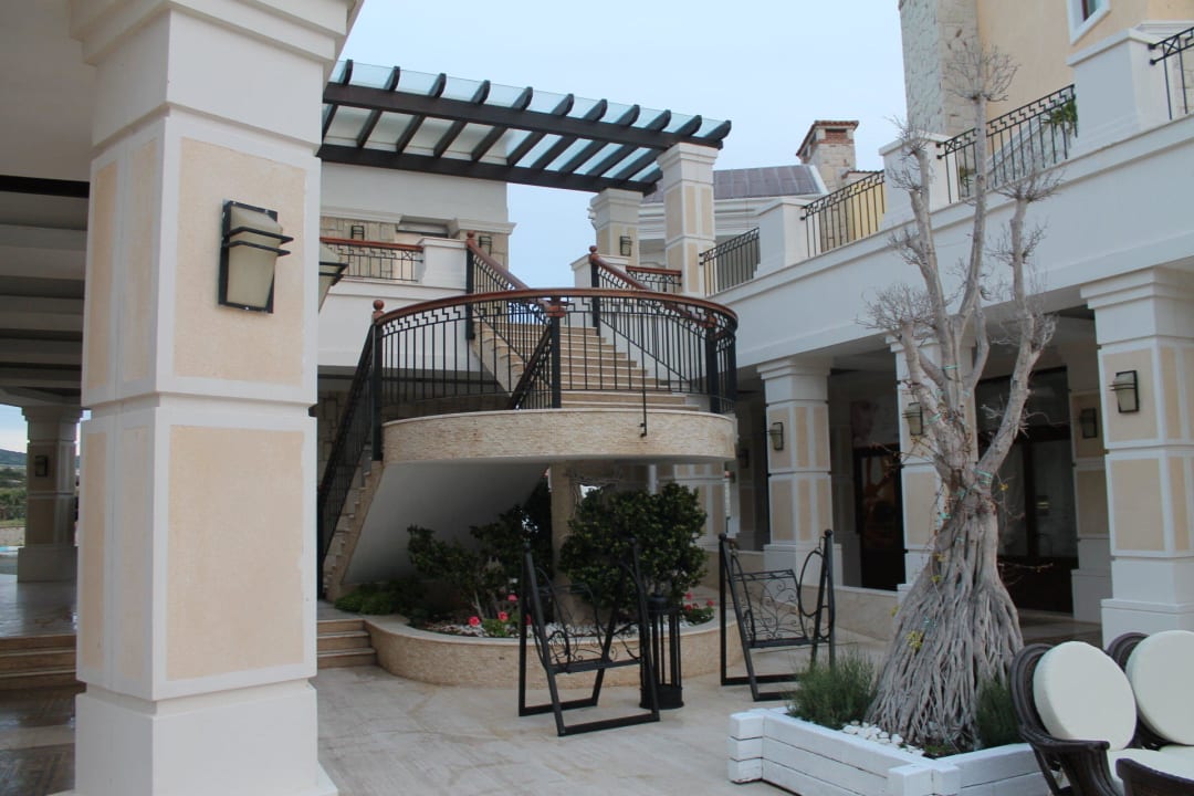 Aufgang und Kaffeeterrasse Cocos The Club Solto