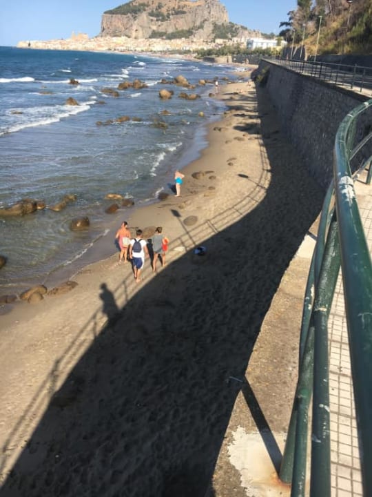 Plaża przy hotelu Santa Lucia e Le Sabbie d'Oro