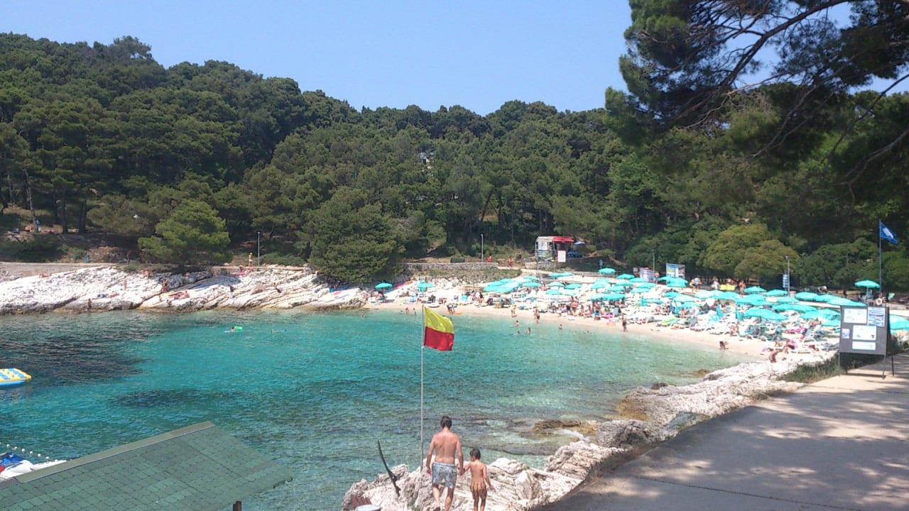 Plaża obok hotelu Family Hotel Vespera