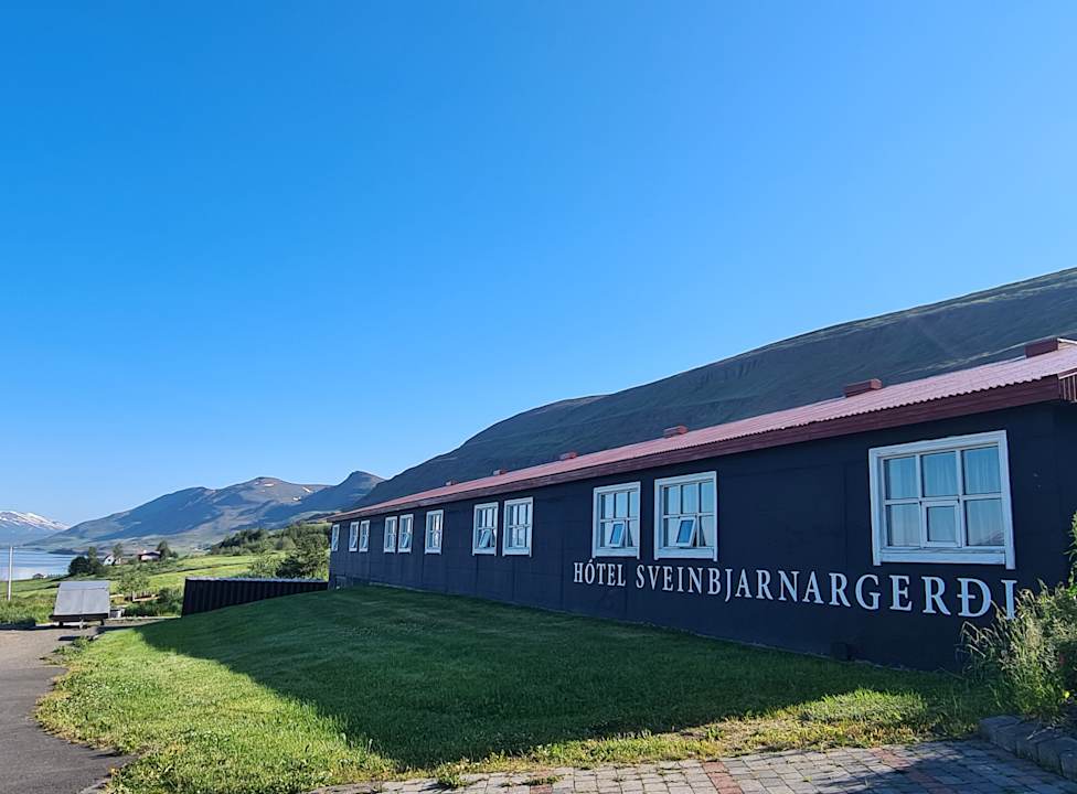 Außenansicht Countryhotel Sveinbjarnargerdi