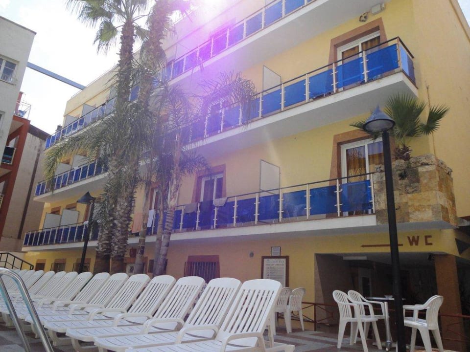 Blick in Innenhof, Poolanlage Cleopatra Spa Hotel