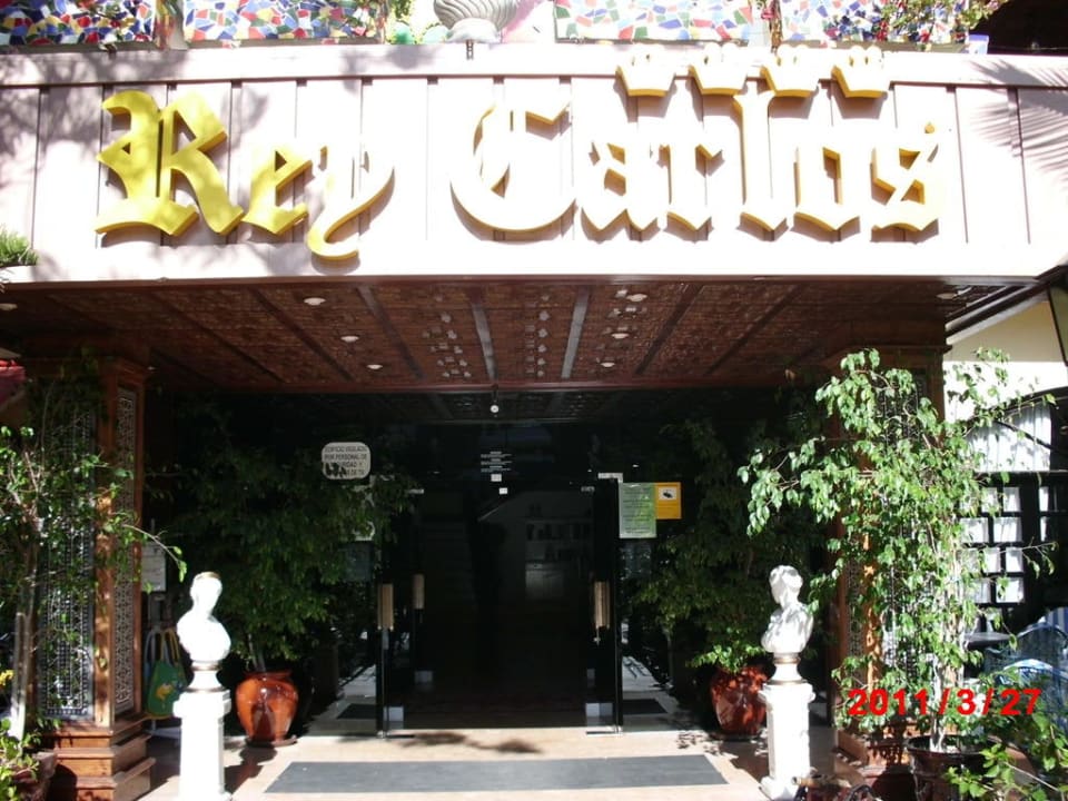 Hoteleingang Hotel Rey Carlos