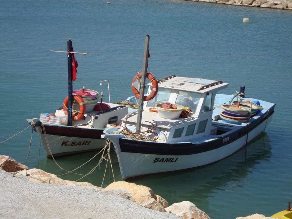 Fischerboote am Hafen Sentido Trendy Verbena Beach