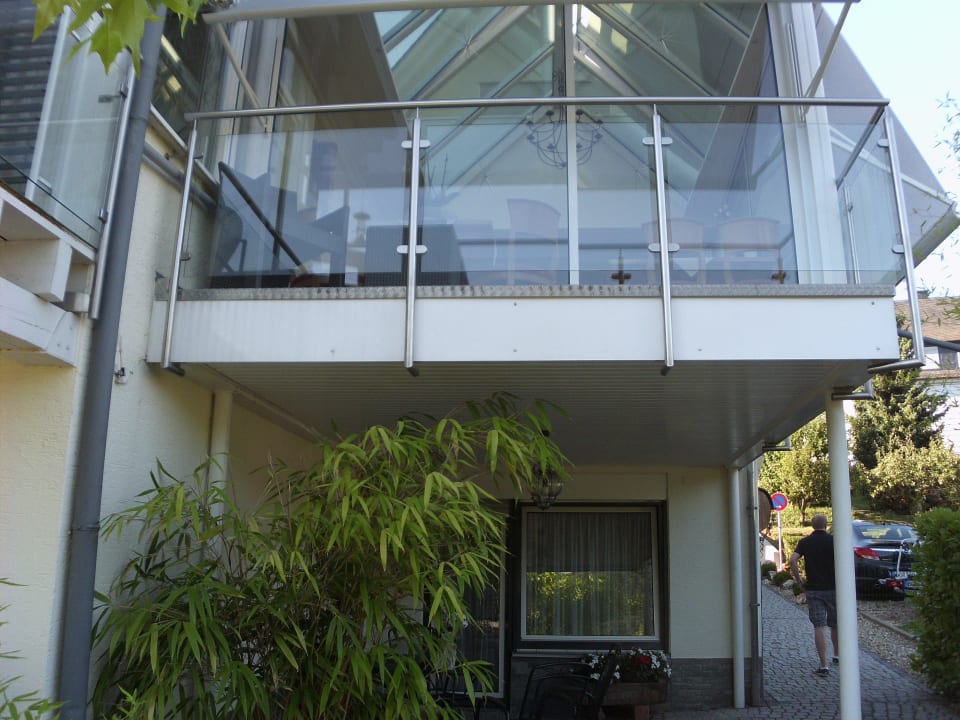 Frühstücksraum mit Balkon Ferienweingut Port