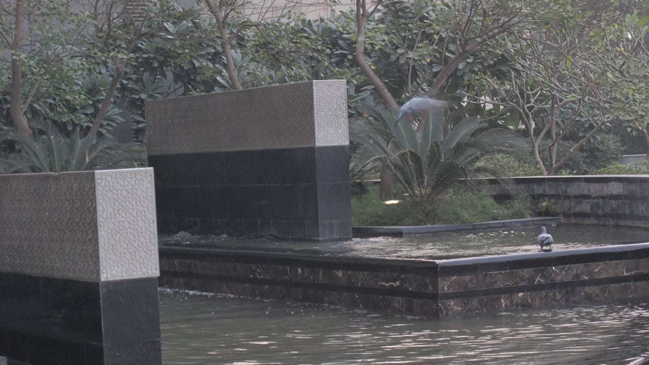 Außenanlage The Leela Ambience Convention Hotel Delhi