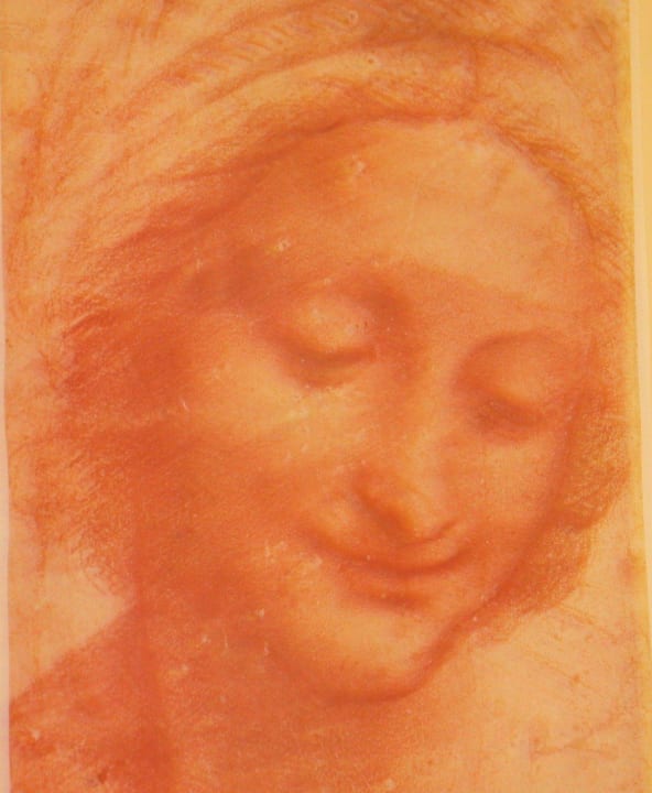 Bild von Leonardo da Vinci im meinem Zimmer Hotel Terme Leonardo