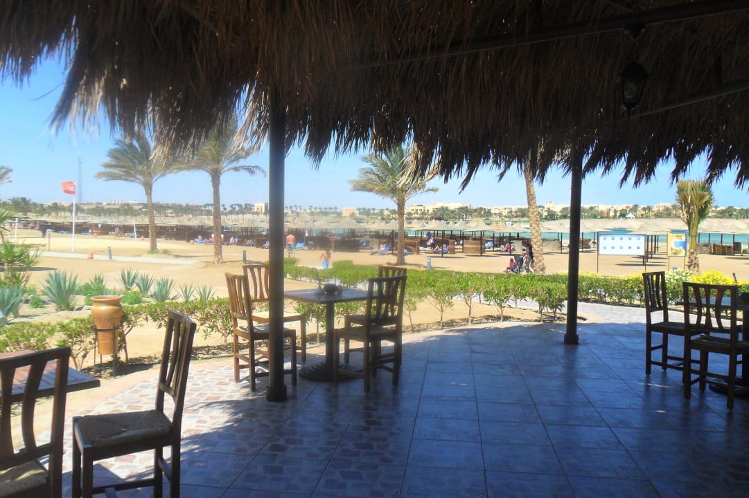 Blick von der Strandbar Jaz Dar EL Madina