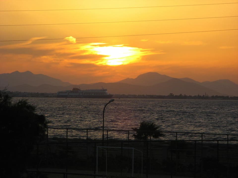 Uitzicht vanuit onze kamer Kipriotis Village Resort