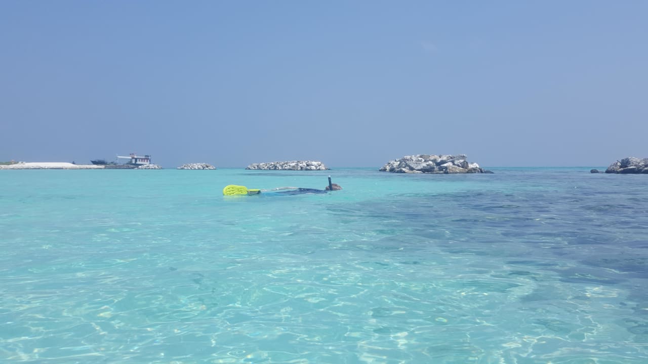 Schnorcheln im Meer Summer Island Maldives