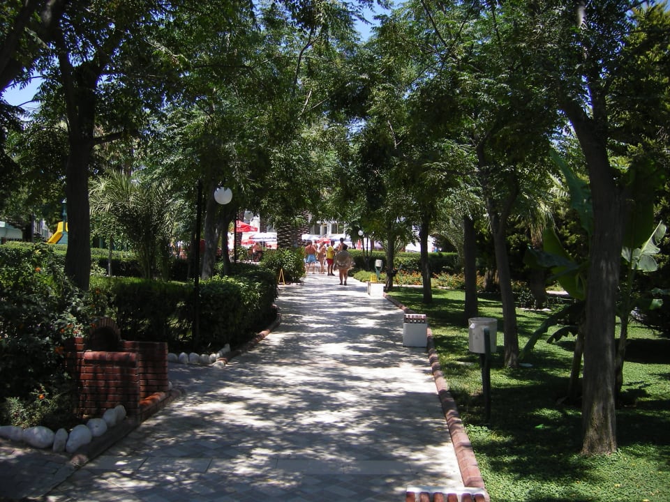Allée vers la plage Aydinbey Famous Resort