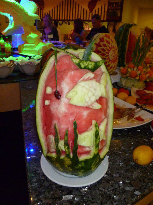 Tolle Obstschnitzereien TUI BLUE Palm Garden