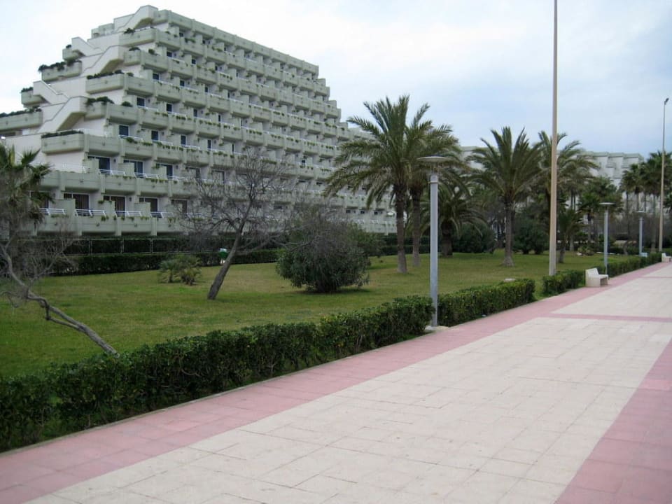 Der südliche Baukörper Hipotels Mediterraneo