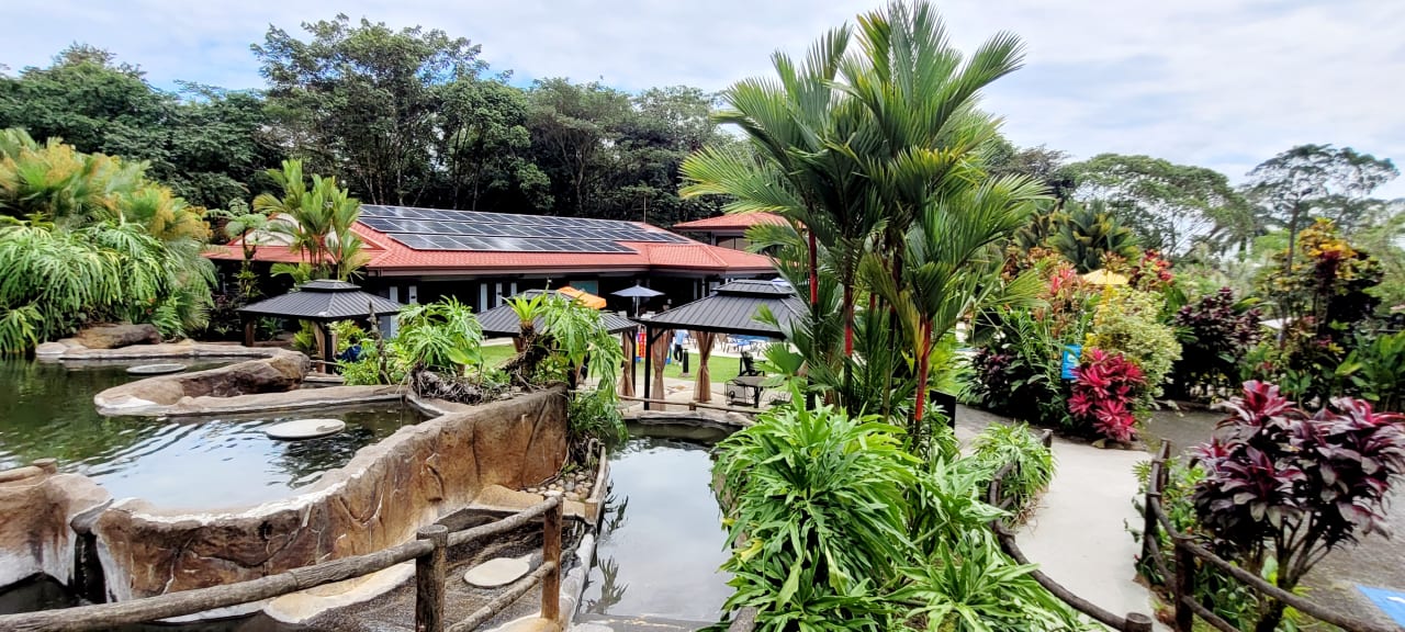 Gartenanlage Volcano Lodge, Hotel & Thermal Experience