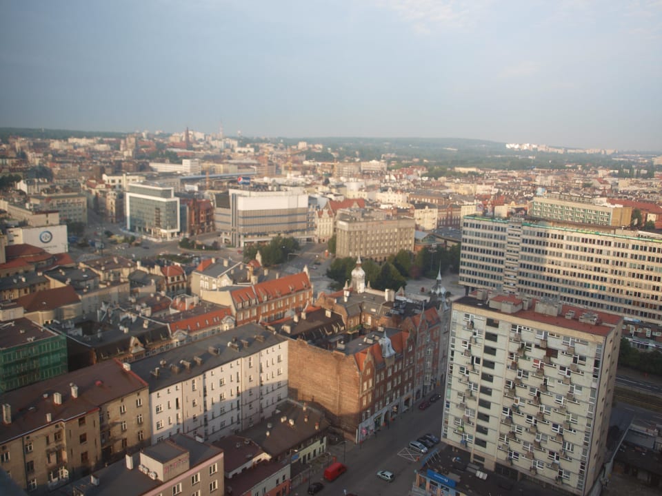 Widok z 20 piętra (2012) Courtyard by Marriott Katowice City Center