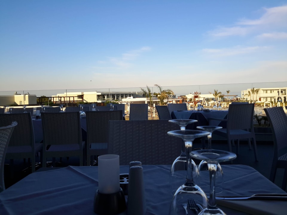 Enjoy the food & view  Asterias Beach Resort