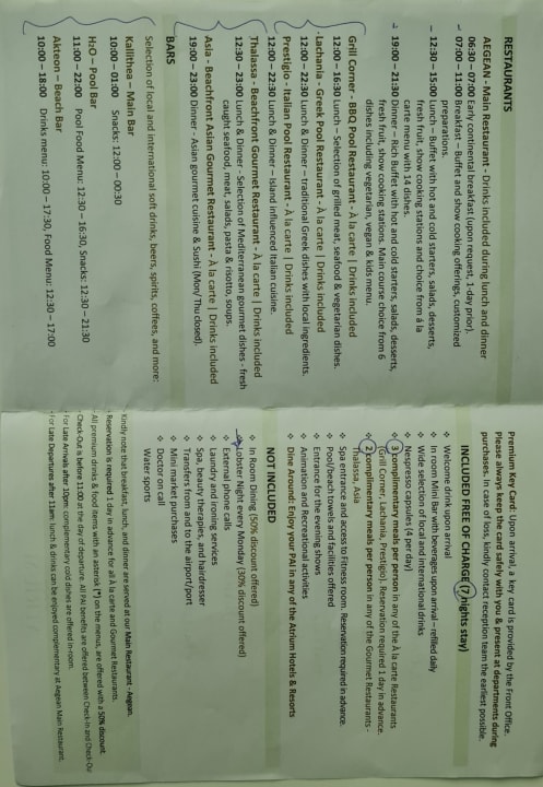 Gastro Atrium Prestige Thalasso Spa Resort & Villas