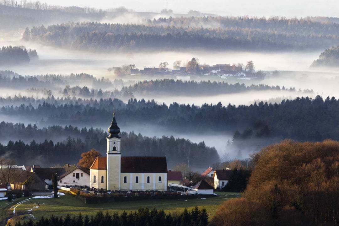 Blick aus der Poolsuite Thula Thula Wellnesshotel Bayerischer Wald