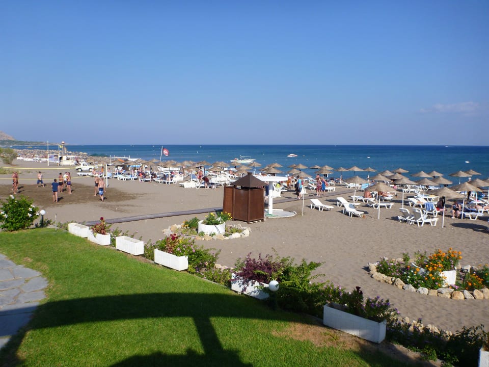 Blick von Poolbarterrasse Hotel Calypso Beach